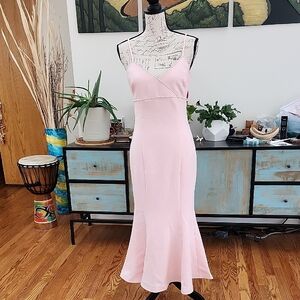 NEW - LIKELY Meritt Blush Pink Midi Dress